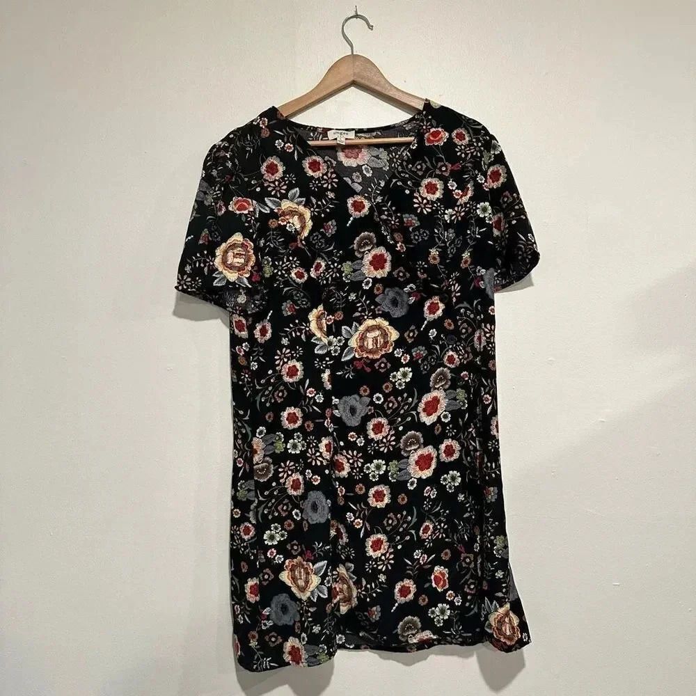 Umgee Women’s Floral Retro Mini Dress Size Large